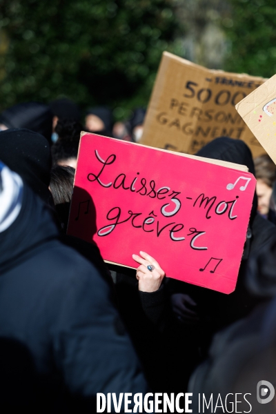 Troisième journée de mobilisation contre la réforme des retraites à Nantes