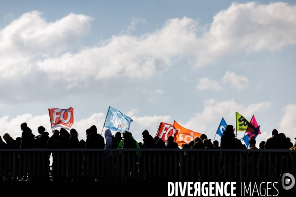 Troisième journée de mobilisation contre la réforme des retraites à Nantes