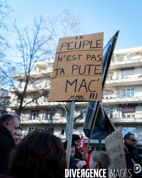 Manif reforme retraites Dijon