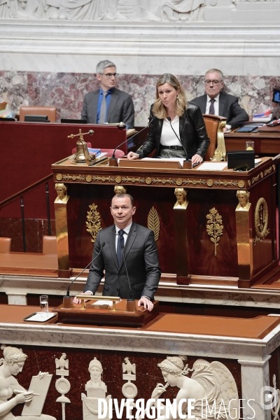 Assemblée Nationale / Premier jour du debat sur la reforme des retraites