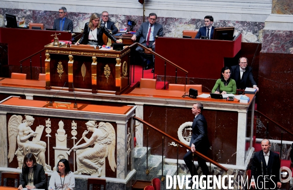 Assemblée Nationale / Premier jour du debat sur la reforme des retraites