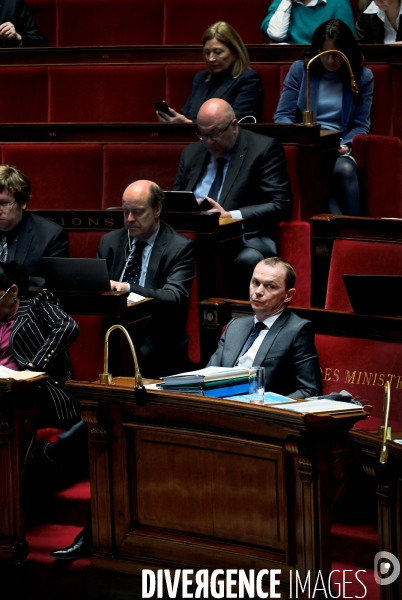 Assemblée Nationale / Premier jour du debat sur la reforme des retraites