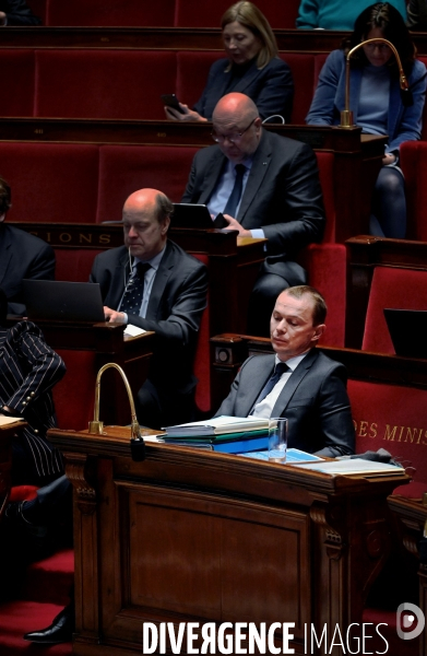 Assemblée Nationale / Premier jour du debat sur la reforme des retraites