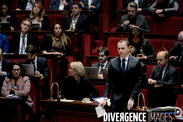 Assemblée Nationale / Premier jour du debat sur la reforme des retraites