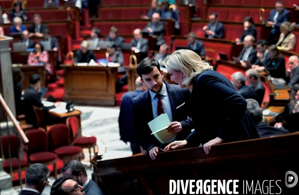 Assemblée Nationale / Premier jour du debat sur la reforme des retraites