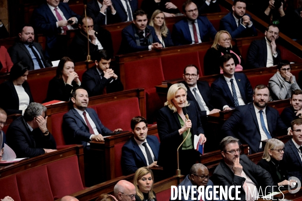 Assemblée Nationale / Premier jour du debat sur la reforme des retraites