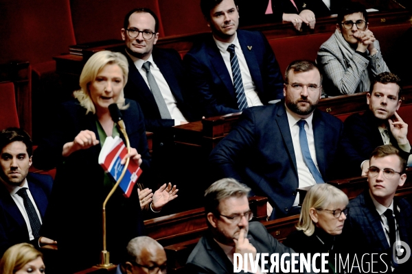 Assemblée Nationale / Premier jour du debat sur la reforme des retraites