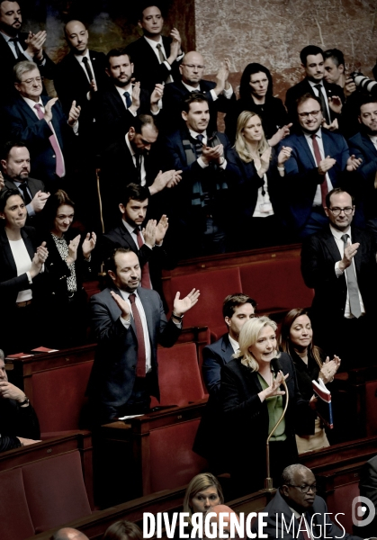 Assemblée Nationale / Premier jour du debat sur la reforme des retraites