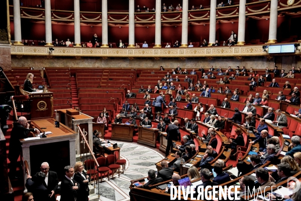 Assemblée Nationale / Premier jour du debat sur la reforme des retraites