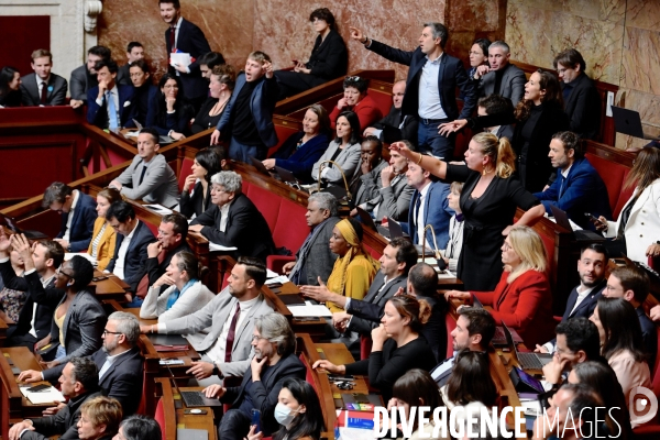 Assemblée Nationale / Premier jour du debat sur la reforme des retraites