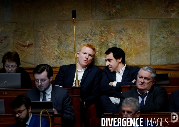 Assemblée Nationale / Premier jour du debat sur la reforme des retraites