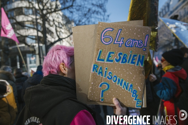 Manifestation contre la reformes des retraites