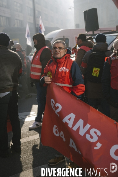 Manifestation contre la reformes des retraites