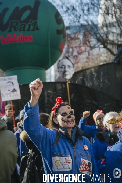 Manifestation contre la reformes des retraites