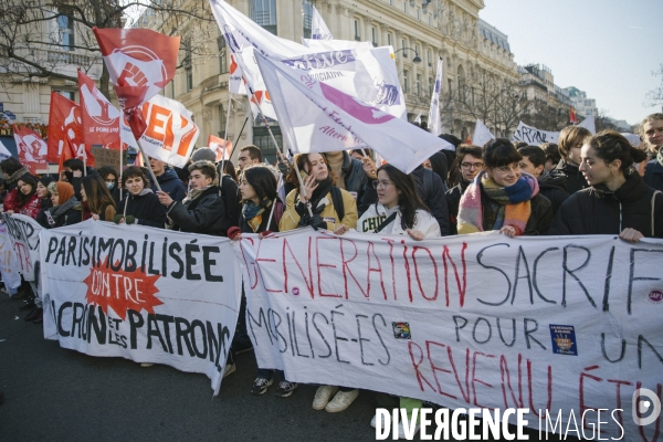 Manifestation contre la reformes des retraites