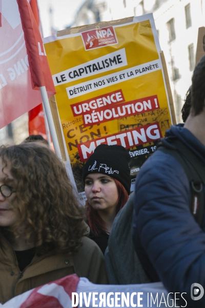 Manifestation contre la reformes des retraites