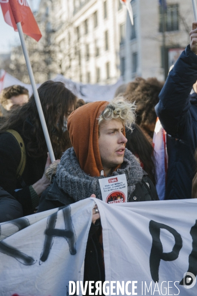 Manifestation contre la reformes des retraites