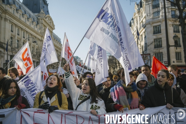 Manifestation contre la reformes des retraites