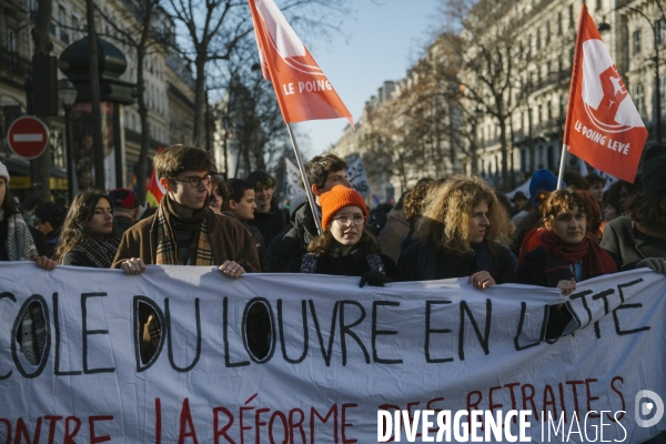 Manifestation contre la reformes des retraites