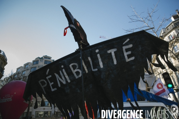 Manifestation contre la reformes des retraites