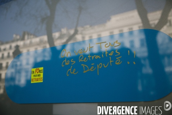 Manifestation contre la reformes des retraites