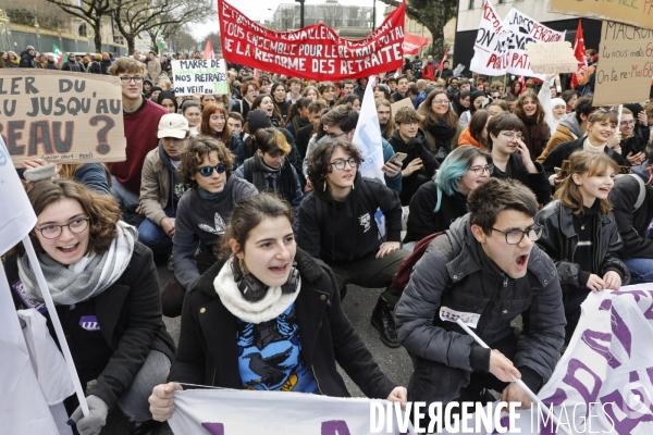 BORDEAUX, 3 ème manifestation contre la Réforme des Retraites