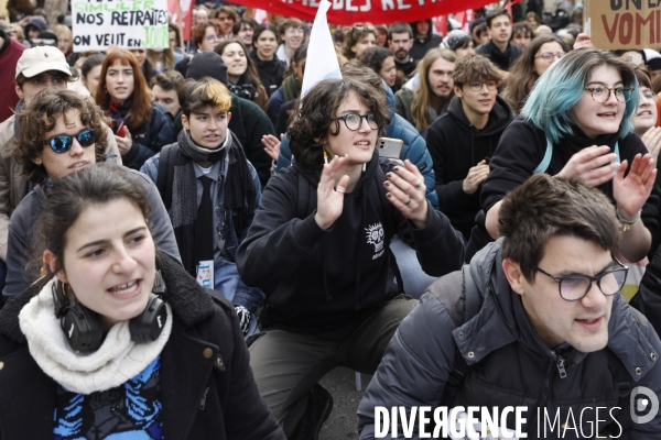 BORDEAUX, 3 ème manifestation contre la Réforme des Retraites