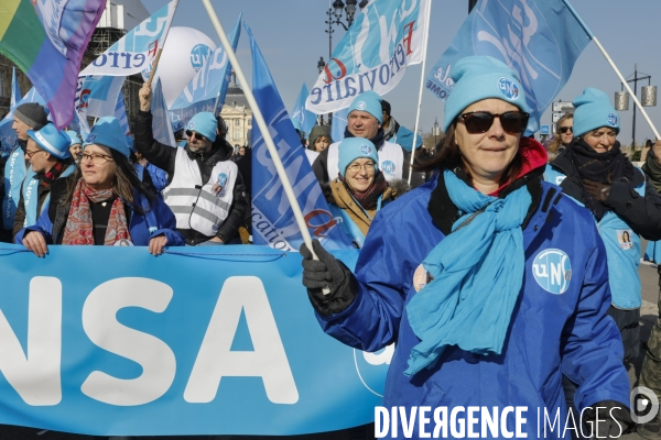 BORDEAUX, 3 ème manifestation contre la Réforme des Retraites