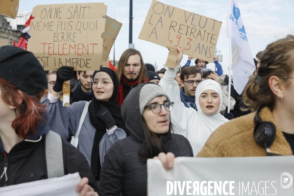 BORDEAUX, 3 ème manifestation contre la Réforme des Retraites