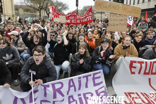 BORDEAUX, 3 ème manifestation contre la Réforme des Retraites