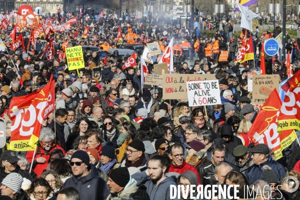 BORDEAUX, 3 ème manifestation contre la Réforme des Retraites