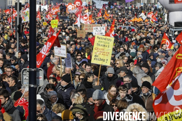 BORDEAUX, 3 ème manifestation contre la Réforme des Retraites