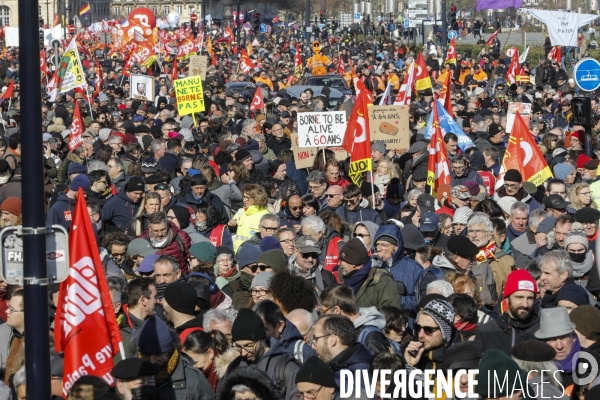 BORDEAUX, 3 ème manifestation contre la Réforme des Retraites