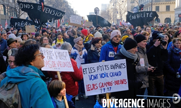 Troisieme journée de mobilisation contre la réforme des retraites