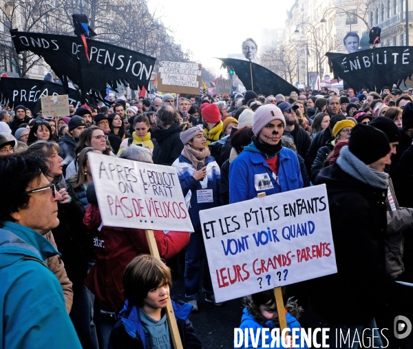 Troisieme journée de mobilisation contre la réforme des retraites