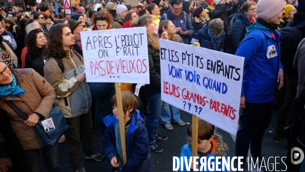 Troisieme journée de mobilisation contre la réforme des retraites