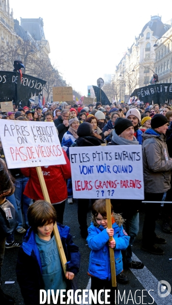 Troisieme journée de mobilisation contre la réforme des retraites