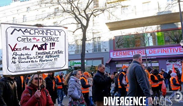 Troisieme journée de mobilisation contre la réforme des retraites