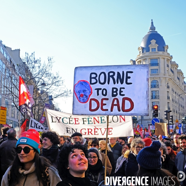 Troisieme journée de mobilisation contre la réforme des retraites