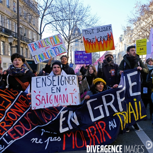 Troisieme journée de mobilisation contre la réforme des retraites