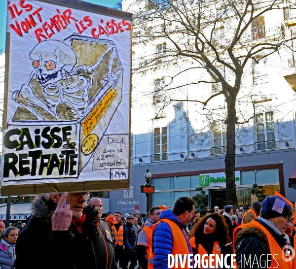 Troisieme journée de mobilisation contre la réforme des retraites