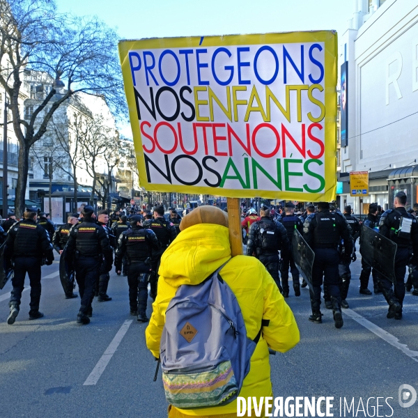 Troisieme journée de mobilisation contre la réforme des retraites