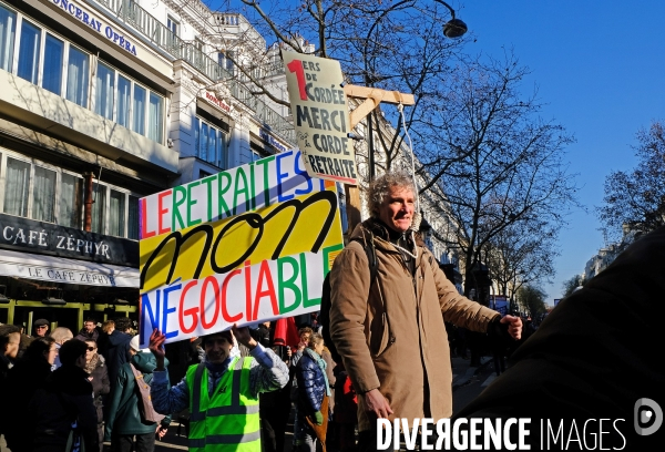 Troisieme journée de mobilisation contre la réforme des retraites