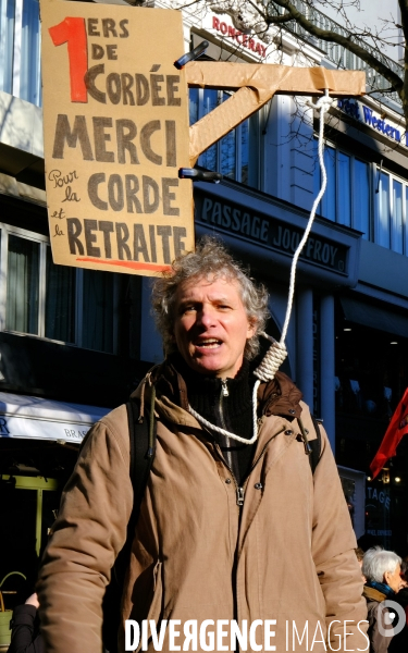 Troisieme journée de mobilisation contre la réforme des retraites