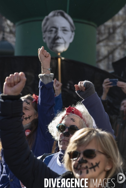 Troisième marche contre le projet de réforme des retraites.