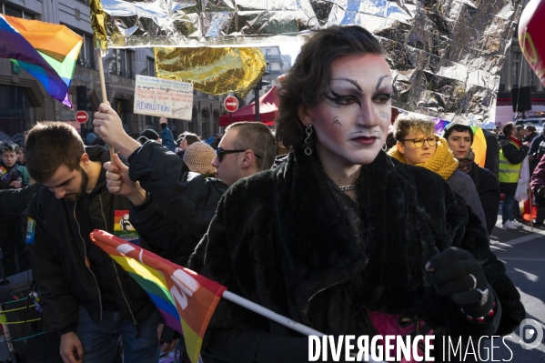 Troisième marche contre le projet de réforme des retraites.