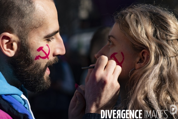 Troisième marche contre le projet de réforme des retraites.