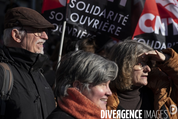 Troisième marche contre le projet de réforme des retraites.