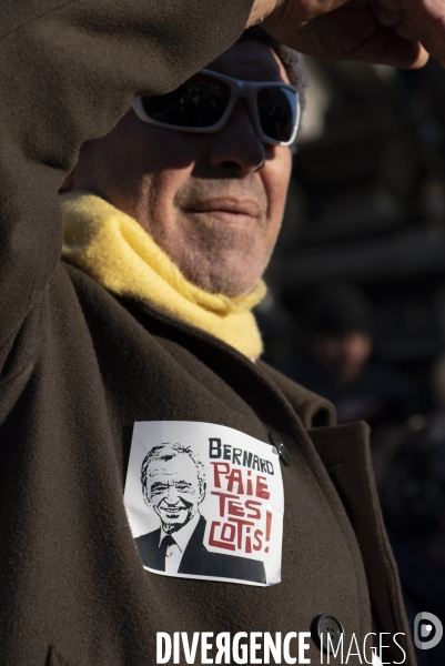Troisième marche contre le projet de réforme des retraites.