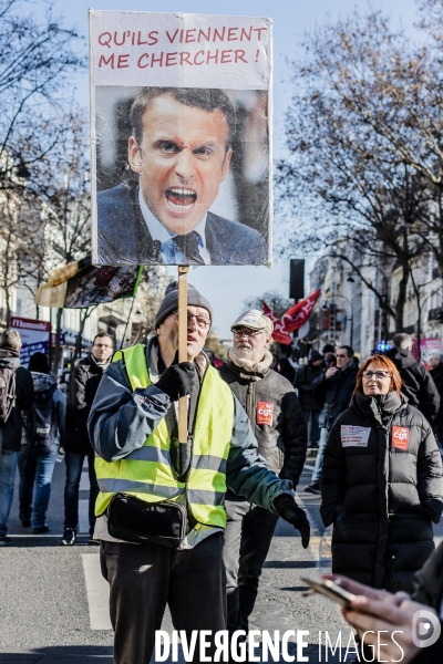 Troisième manifestation interprofessionnelle contre la réforme des retraites